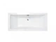 Ванна акрилова Besco Quadro Slim 170x75, пряма, торець бортика 15 мм (WAQ-170-SL) - изображение 1