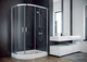 Душова кабіна Besco Modern 120x90x185, прозрачне стекло (MA-120-90-C) - зображення 1