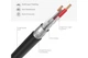 Кабель перехідник розгалужувач Ugreen 2RCA Male to 3.5 mm Female 10561 20cm Black - зображення 4