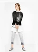 Свитшот Desigual 73S2YA2 S (79369S) Черный - изображение 3