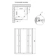 Душова кабіна Lidz Wiezak SC80x80.SAT.LOW.L, скло Linie 4 мм без піддону - зображення 2