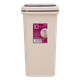 Відро для сміття MVM з кришкою BIN-04 10 л Бежеве (BIN-04 10L BEIGE) - зображення 1