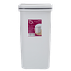 Ведро для мусора MVM с крышкой BIN-04 15 л Серое (BIN-04 15L GRAY) - изображение 1