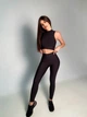 Антицеллюлитные лосины с утяжкой Superstacy Матовые L черные (SS2495-06) - изображение 1