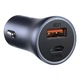 Автомобильное зарядное Baseus Golden Contactor Pro 40W USB-A/USB-C with USB-C to Lightning Cable Dark Gray (TZCCJD-B0G) - изображение 2