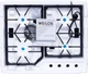 Варильна поверхня газова WEILOR GG W604 BL - зображення 12