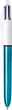Шариковая ручка BIC 4 Colours Shine Blue 1 мм (3086123310421) - изображение 1