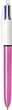 Шариковая ручка BIC 4 Colours Shine Pink 1 мм (3086123310391) - изображение 1
