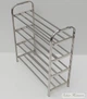 Полка для взуття Shoe Rack MPR4 на 4 яруса металева хромована - зображення 1
