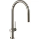 Змішувач для кухні Hansgrohe Talis M54 210 (колір - нержавіюча сталь), з витяжним душем (72801800) - зображення 4