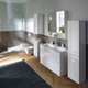 Тумба с умывальником Geberit Selnova Square 100 см 501.244.00.1 белая - изображение 2
