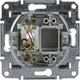 Телефонная розетка Schneider Electric Asfora RJ11 4 контакта Антрацит (EPH4100171) - изображение 5