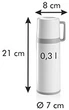 Термос Tescoma Constant Cream з кухлем 0.3 л (318550) - зображення 3