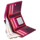 Кошелек женский розовый Visconti RB43 PLUM M Bora c RFID (Plum Multi) - изображение 3