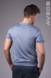 Футболка мужская с манжетом серая Avecs AV-30019 M - изображение 4