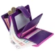Розовый кошелек женский Visconti RB40 BERRY M Bali c RFID (Berry Multi) - изображение 3