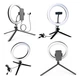 Комплект блогера Gelius Pro Blogger Set Life Hack GP-BS001 (Led кільце + мікрофон + tripod + тримач для телефону) - зображення 7