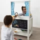 Детская кухня IKEA SPISIG белая голубая 55х37х98 см 904.171.98 - изображение 5