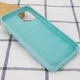 Чохол Silicone Case Full Protective (AA) Apple iPhone 14 Pro (6.1") Бірюзовий / Marine Green Без бренду - зображення 3