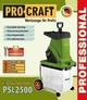 Измельчитель веток Procraft PSL2500 (бак 50 л, передвижной) - изображение 9