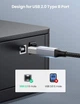 Кабель для принтера Ugreen USB Type-C to USB Type B 2.0 Printer Cable 2m 80807 black - зображення 4