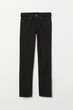 Джинсы H&M 28/34 черный 4002857 - изображение 1