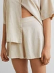 Пижамные шорты H&M 7429673abr M Светло-бежевые (PS2030000189175) - изображение 1