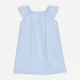 Детская летняя ночная рубашка для девочки H&M XAZ208515RZSP 110-116 см Голубая в белый горох (DD8000004317540) - изображение 3