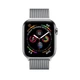 Ремешок для Apple Watch 42mm/44mm миланская петля серебряный (Milanese Loop) Unique covers - изображение 2