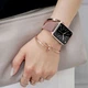Ремешок для Apple Watch 42mm/44mm миланская петля розовое золото (Milanese Loop) Unique covers - изображение 4