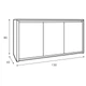 Комод Montana Gała Meble 130x80x43 (Montana K3D) 000067 - изображение 2