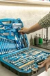 Набор инструментов Hoegert 131 предмет, 1/2", 3/8", 1/4" HT1R439 - изображение 3