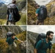 Рюкзак туристичний Naturehike Rock NH20BB113, 40+5 л, чорний - зображення 5