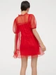 Платье H&M S Красный 0928352_кр.сетка_15 - изображение 2