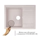 Кухонная мойка Lidz 650x500/200 COL-06 (LIDZCOL06650500200) - изображение 3