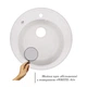 Кухонная мойка Lidz D510/200 WHI-01 (LIDZWHI01D510200) - изображение 3