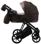Коляска 2 в 1 Adamex Gallo Thermo GA-10 chocolate gold - изображение 4