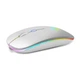 Беспроводная мышь FlyBat A2 Белая 1600 dpi RGB с подсветкой - изображение 1