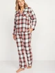 Фланелевая женская пижама Old Navy 1159758925 (Белый/Красный/Черный, XXL) - изображение 3