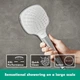 Душевая лейка HANSGROHE Croma с кнопкой 110мм пластик хром 26812400 - изображение 4