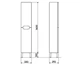 Пенал KOLO REKORD 33x160x29.2см монтаж подвесной белый 88393000 - изображение 2