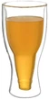 Стакан пивной Beer Bottle 350мл с двойными стенками, стеклянная термокружка (ST-201-24) - изображение 1