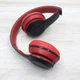 Беспроводные накладные MP3 наушники блютуз с микрофоном с картой памяти BOROFONE BO4 Bluetooth Красный - изображение 5