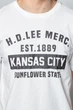Футболка Lee SS KANSAS CITY TEE Regular Fit (L60TFE12) Белый XL-00 - изображение 4
