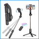 Стедікам Gimbal GS-30S Стабілізатор для телефону–Селфи штатив з підключенням Bluetooth і пультом Чорний - зображення 5