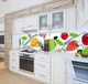 Наклейка на кухонный фартук 65 х 250 см, фотопечать с защитной ламинацией Ягоды в воде (БП-s_ed060-2)(БП-13-s_ed060) - изображение 5