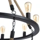 Люстра лофт подвесная свеча с канатом BL-335S/12 E27 BK Brille 22-548 - изображение 8