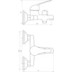 Змішувач для ванни IBERGRIF SQUARE M13222W (IB0033) - зображення 2