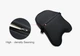 Poduszka pod głowę do fotela Anda Seat Kaiser 2 Black (AC-AD12XL-07-B-PV-NPXL) - obraz 5
