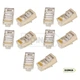 Коннектор экранированный Etmakit RJ45 - 10 шт (Cat 6, 23awg, 24awg, 1,2 мм) - изображение 2